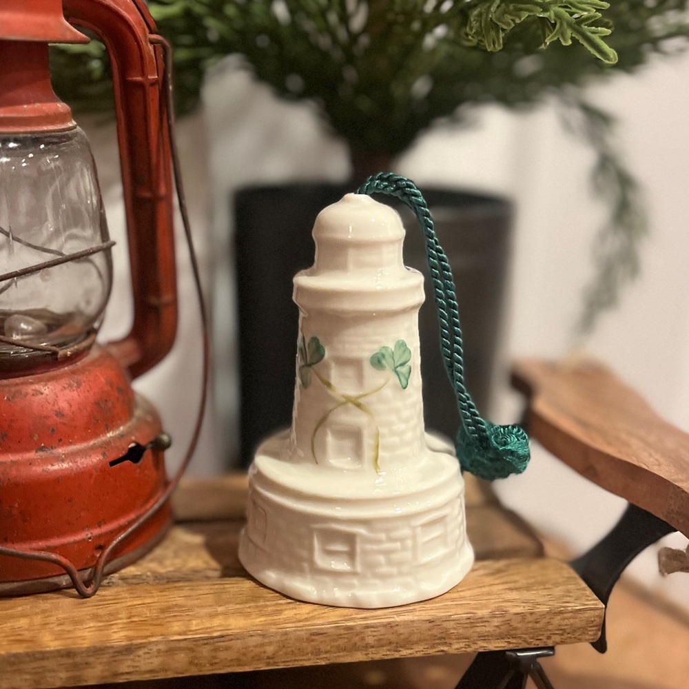 Belleek Bailey Lighthouse Ornament - Picture 1 of 6